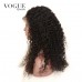 Deep Curly 250 Density Lace Front Wig Human Virgin Hair For Black Women